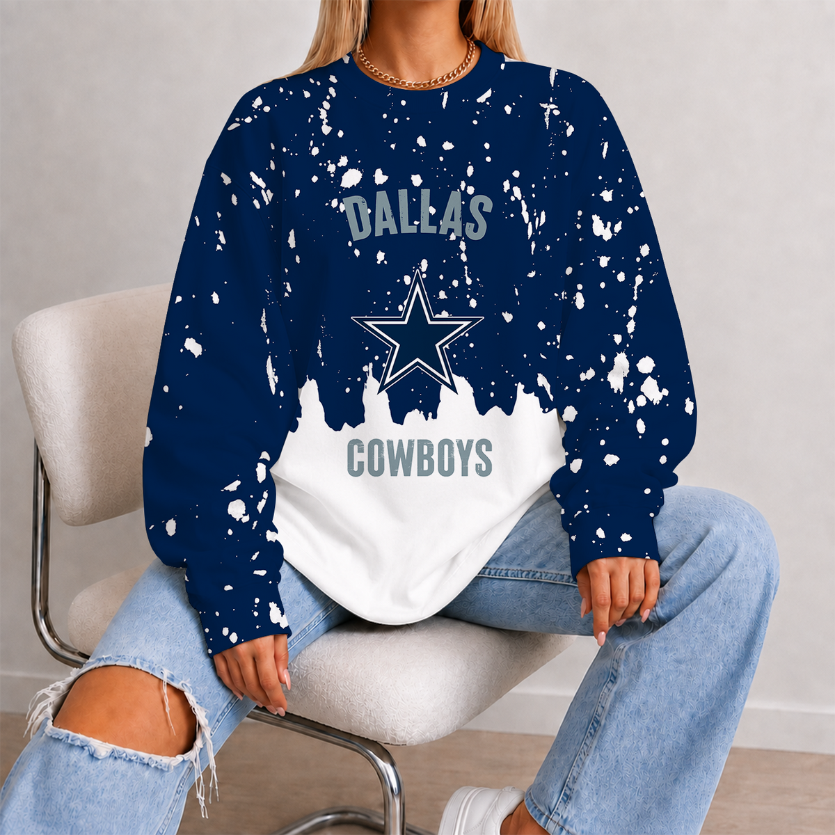 [SPECIAL OFFER] NEW CUSTOMIZED NFL21 DCB DALLAS COWBOYS UNISEX SWEATSHIRT