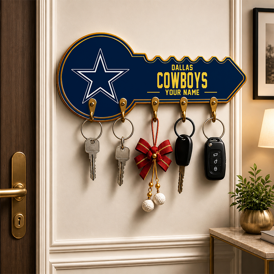 [SPECIAL OFFER] NEW CUSTOMIZED NFL21 DCB DALLAS COWBOYS WALL KEY HOLDER FOR HOME