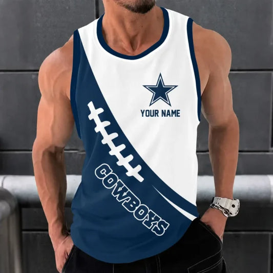 [SPECIAL OFFER] NEW CUSTOMIZED NFL21 DCB DALLAS COWBOYS UNISEX TANK TOP