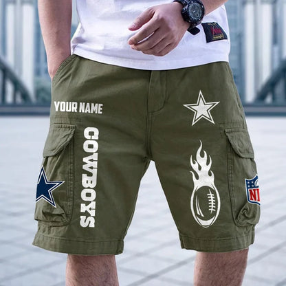 [SPECIAL OFFER] NEW CUSTOMIZED NFL21 DCB DALLAS COWBOYS CARGO SHORTS