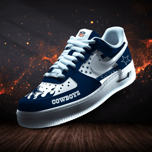 LIMITED EDITION - NEW CUSTOMIZED NFL21 DCB DALLAS COWBOYS AF1 SNEAKERS