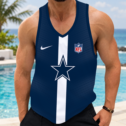 [SPECIAL OFFER] NEW CUSTOMIZED NFL21 DCB DALLAS COWBOYS UNISEX TANK TOP