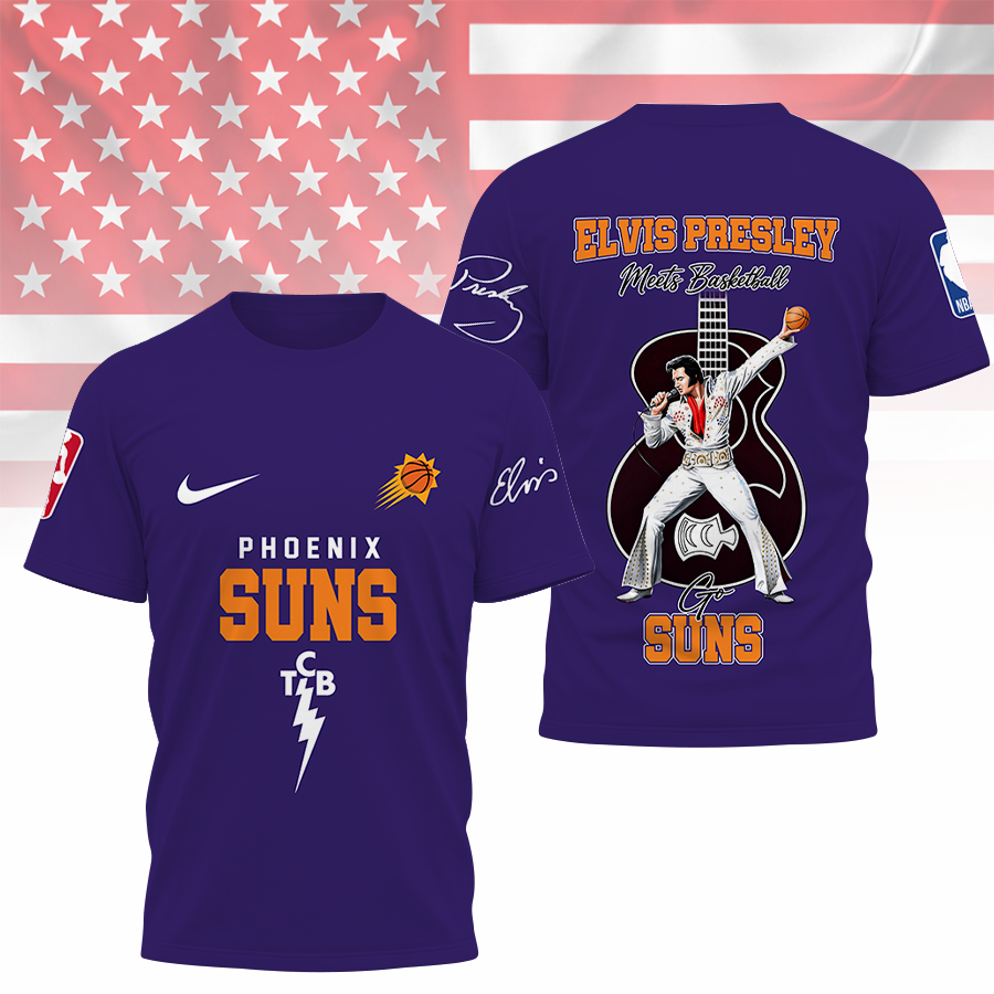 [HOT DEAL] NEW CUSTOMIZED NBA21 PSU PHOENIX SUNS X ELVIS PRESLEY T-SHIRT, HOODIE, ZIP HOODIE