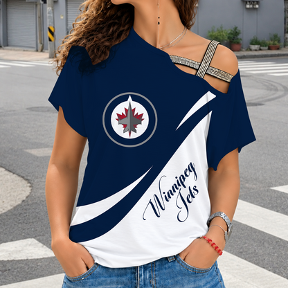 [SUPER SALE] NEW CUSTOMIZED NHL21 WPJ WINNIPEG JETS SHOULDER SHIRT