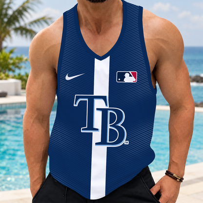 [FLASH SALE] NEW CUSTOMIZED MLB21 TBR TAMPA BAY RAYS UNISEX TANK TOP