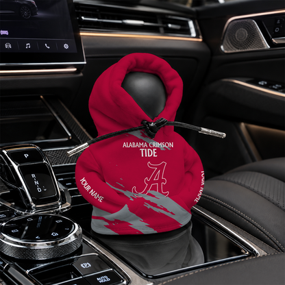 [FAN FAVORITE] NEW CUSTOMIZED NCAA CWS21 ABC ALABAMA CRIMSON TIDE AUTOMOTIVE HOODIE SHIFT KNOB COVER