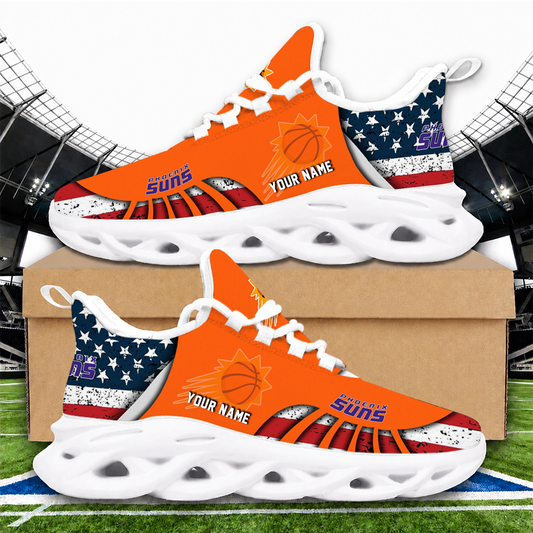 LIMITED EDITION - NEW CUSTOMIZED NBA21 PSU PHOENIX SUNS PREMIUM CLUNKY SNEAKERS