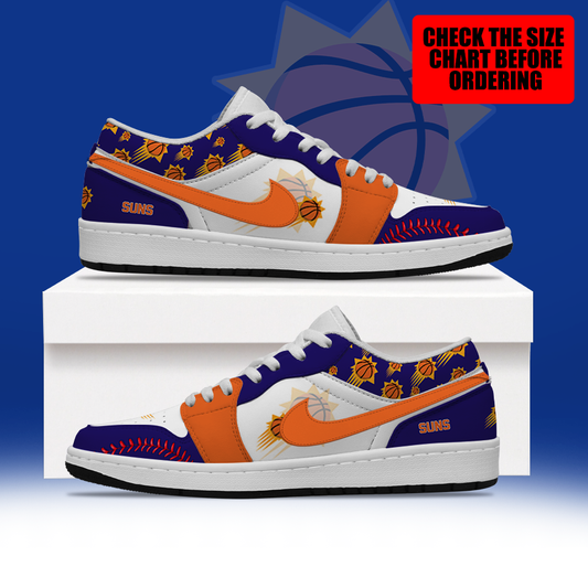 [HOT DEAL] NEW CUSTOMIZED NBA21 PSU PHOENIX SUNS AIR JORDAN LOW SHOES