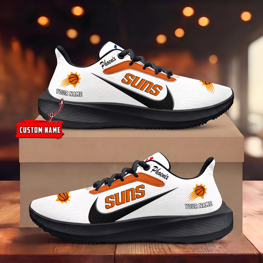 [HOT DEAL] NEW CUSTOMIZED NBA21 PSU PHOENIX SUNS ROAD RUNNING SHOES