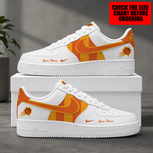[HOT DEAL] NEW CUSTOMIZED NBA21 PSU PHOENIX SUNS AF1 SHOES