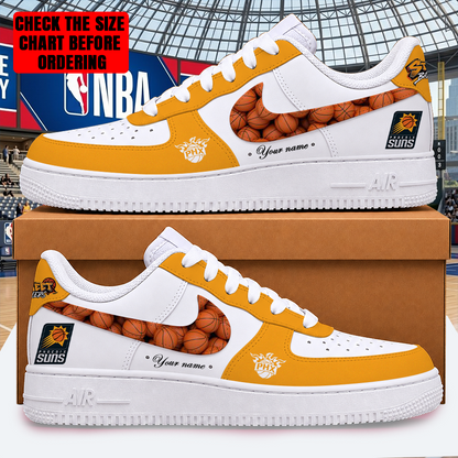 [HOT DEAL] NEW CUSTOMIZED NBA21 PSU PHOENIX SUNS AF1 SHOES
