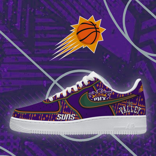 [HOT DEAL] NEW CUSTOMIZED NBA21 PSU PHOENIX SUNS AF1 SHOES
