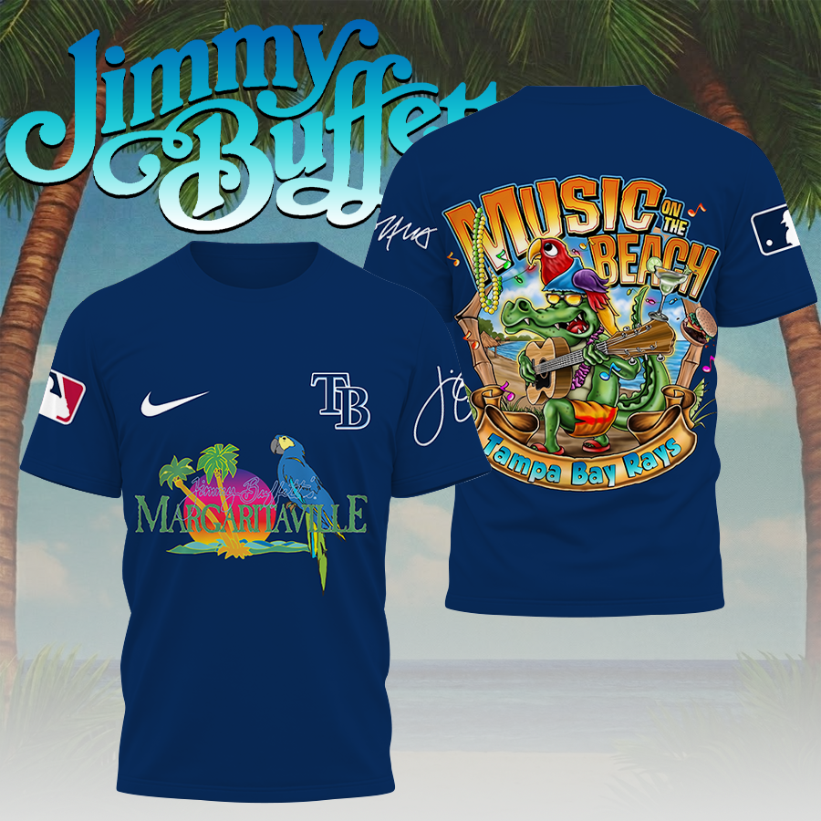 [FLASH SALE] NEW CUSTOMIZED MLB21 TBR TAMPA BAY RAYS x JIMMY BUFFETT T-SHIRT, HOODIE, ZIP HOODIE