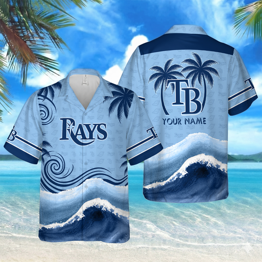 [FLASH SALE] NEW CUSTOMIZED MLB21 TBR TAMPA BAY RAYS UNISEX HAWAIIAN SHIRT