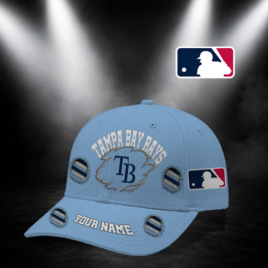 [FLASH SALE] NEW CUSTOMIZED MLB21 TBR TAMPA BAY RAYS CLASSIC CAP