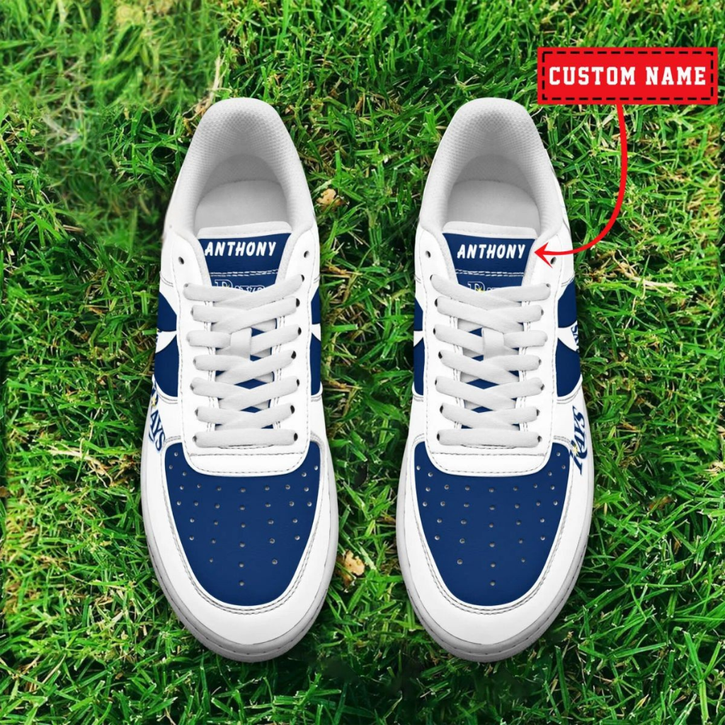 [FLASH SALE] NEW CUSTOMIZED MLB21 TBR TAMPA BAY RAYS AF1 SHOES
