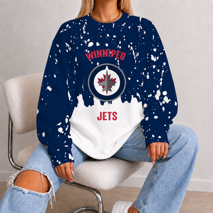 [SUPER SALE] NEW CUSTOMIZED NHL21 WPJ WINNIPEG JETS UNISEX SWEATSHIRT