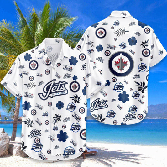 [SUPER SALE ]  NEW CUSTOMIZED NHL21 WPJ WINNIPEG JETS UNISEX HAWAIIAN SHIRT