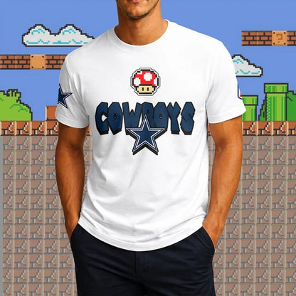 [SPECIAL OFFER] NEW CUSTOMIZED NFL21 DCB DALLAS COWBOYS SUPER MARIO T-SHIRT, HOODIE, ZIP HOODIE