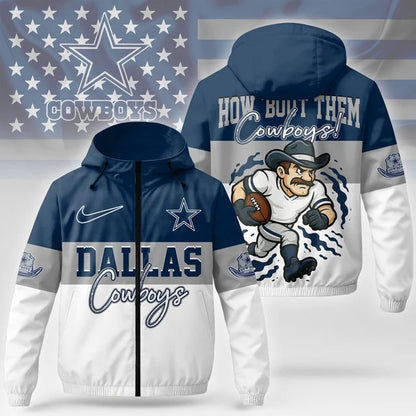 [SPECIAL OFFER] NEW CUSTOMIZED NFL21 DCB DALLAS COWBOYS WINDBREAKER JACKET