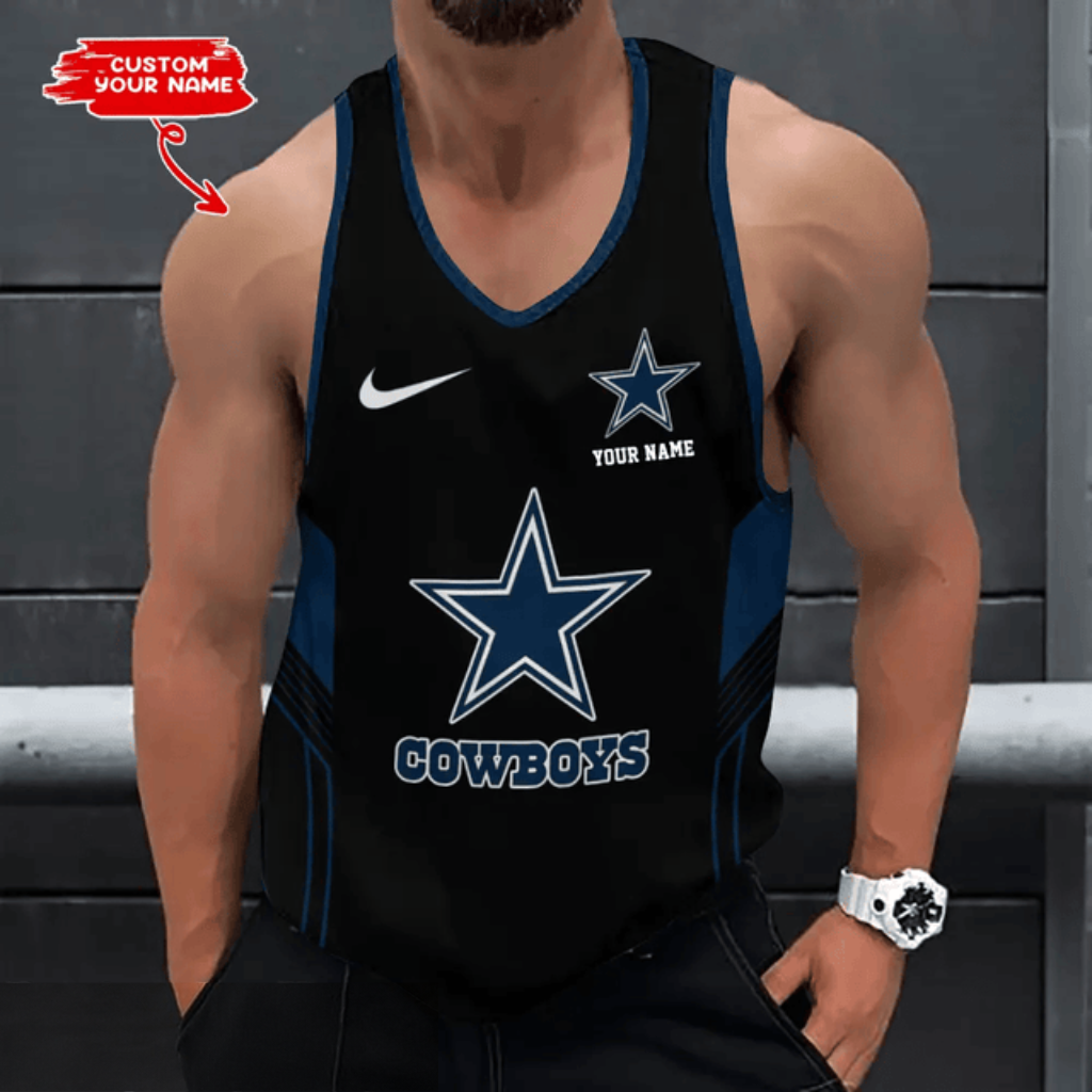 LIMITED EDITION - NEW CUSTOMIZED NFL21 DCB DALLAS COWBOYS UNISEX TANK TOP