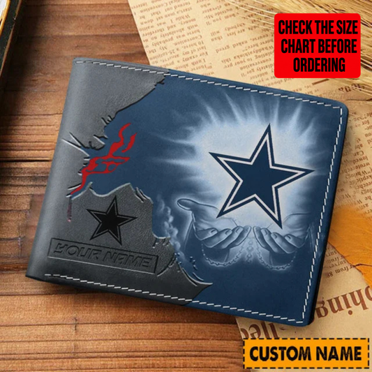 [SPECIAL OFFER] NEW CUSTOMIZED NFL21 DCB DALLAS COWBOYS LEATHER WALLET