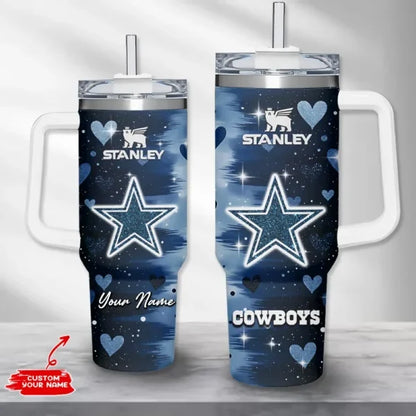 [SPECIAL OFFER] NEW CUSTOMIZED NFL21 DCB DALLAS COWBOYS HALLOWEEN  40OZ TUMBLER