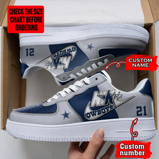 [SPECIAL OFFER] NEW CUSTOMIZED NFL21 DCB DALLAS COWBOYS AF1 SHOES