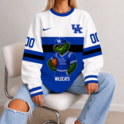 [FAN FAVORITE] NEW CUSTOMIZED NCAA MAM22 KEW KENTUCKY WILDCATS STRAPPY UNISEX SWEATSHIRT