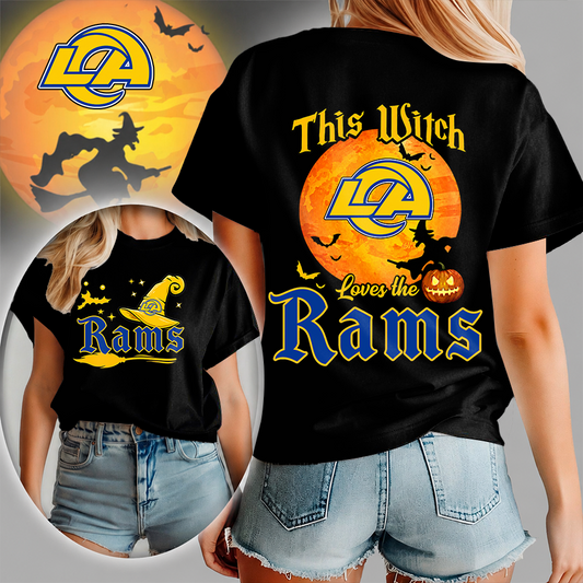 [SPECIAL OFFER] NEW CUSTOMIZED NFL22 LAR LOS ANGELES RAMS  HALLOWEEN T-SHIRT, HOODIE & ZIP HOODIE