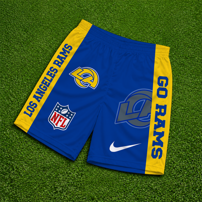[SPECIAL OFFER] NEW CUSTOMIZED NFL22 LAR LOS ANGELES RAMS SHORT PANTS