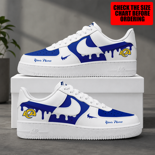 [SPECIAL OFFER] NEW CUSTOMIZED NFL22 LAR LOS ANGELES RAMS AF1 SHOES