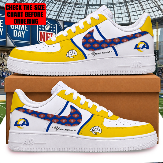 [SPECIAL OFFER] NEW CUSTOMIZED NFL22 LAR LOS ANGELES RAMS AF1 SHOES