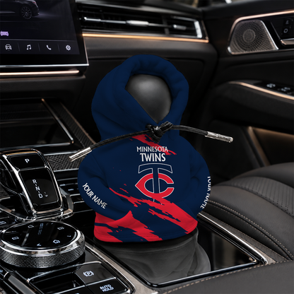 [FLASH SALE] NEW CUSTOMIZED MLB22 MTS MINNESOTA TWINS AUTOMOTIVE HOODIE SHIFT KNOB COVER
