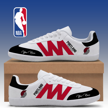 [HOT DEAL] NEW CUSTOMIZED NBA22 PTB PORTLAND TRAIL BLAZERS CLASSIC SNEAKERS