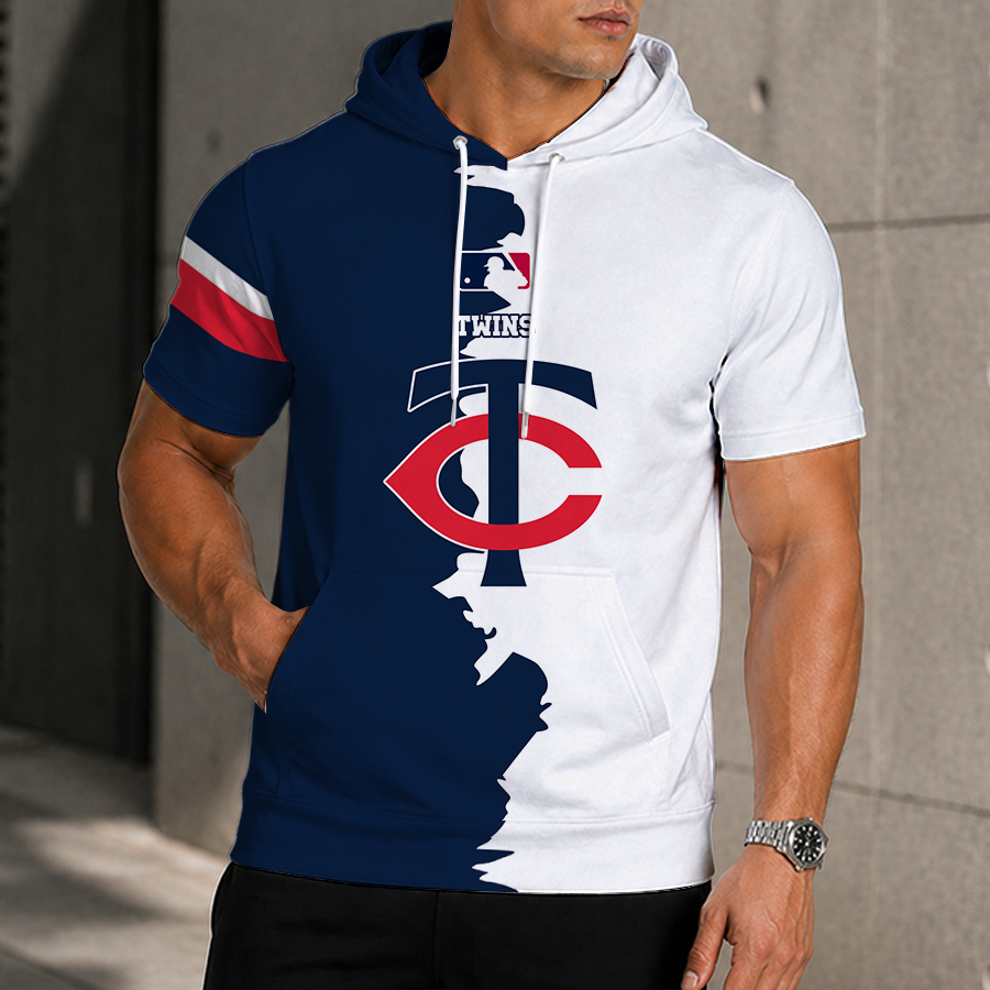 [FLASH SALE] NEW CUSTOMIZED MLB22 MTS MINNESOTA TWINS SHORT SLEEVE HOODIE
