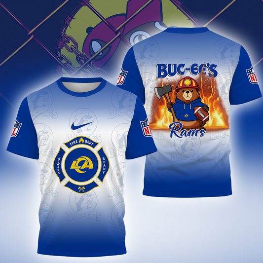 [SPECIAL OFFER] NEW CUSTOMIZED NFL22 LAR LOS ANGELES RAMS BUC-EE'S T-SHIRT, HOODIE & ZIP HOODIE