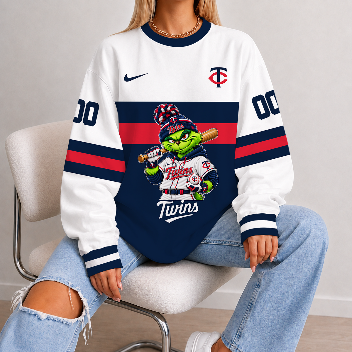 [FLASH SALE] NEW CUSTOMIZED MLB22 MTS MINNESOTA TWINS UNISEX SWEATSHIRT