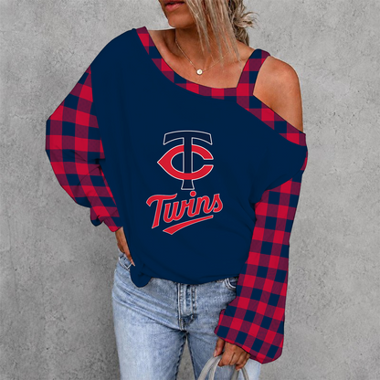 [FLASH SALE] NEW CUSTOMIZED MLB22 MTS MINNESOTA TWINS DROP SHOULDER SWEATSHIRT