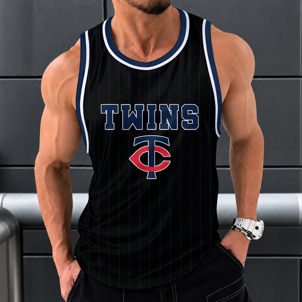 [FLASH SALE] NEW CUSTOMIZED MLB22 MTS MINNESOTA TWINS UNISEX TANK TOP