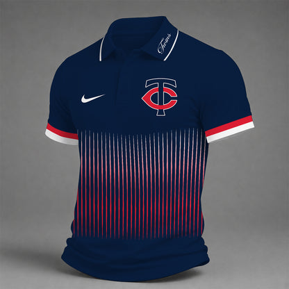 [FLASH SALE] NEW CUSTOMIZED MLB22 MTS MINNESOTA TWINS POLO SHIRT