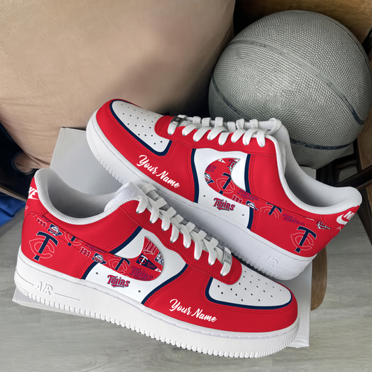 [FLASH SALE] NEW CUSTOMIZED MLB22 MTS MINNESOTA TWINS AF1 SHOES