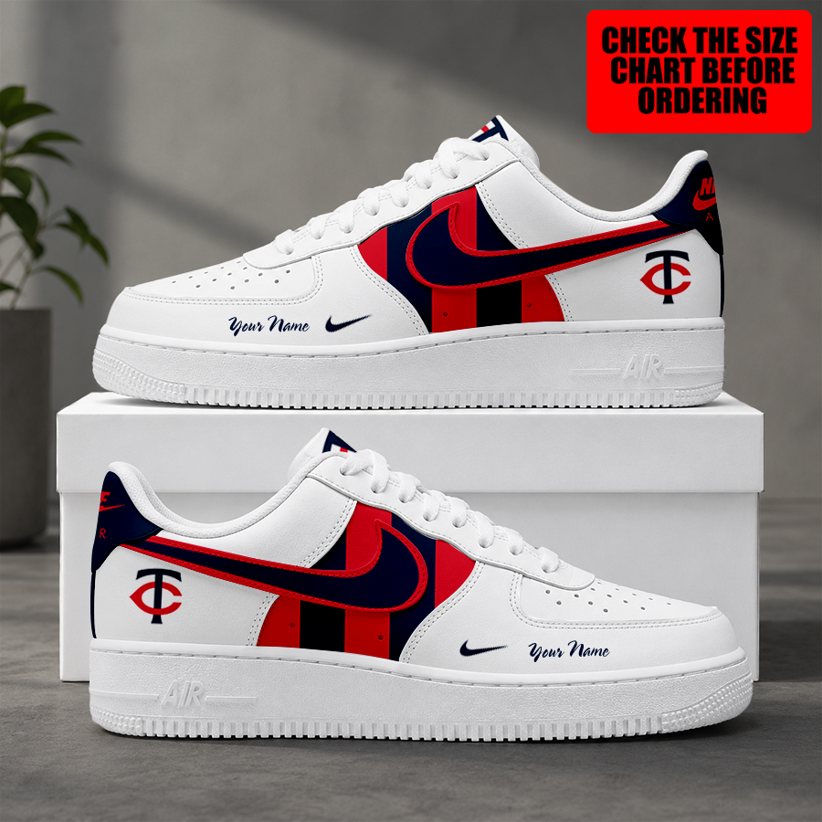 [FLASH SALE] NEW CUSTOMIZED MLB22 MTS MINNESOTA TWINS AF1 SHOES