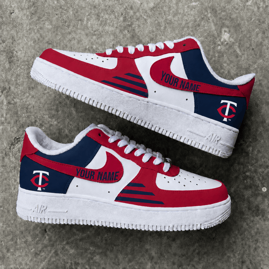 [FLASH SALE] NEW CUSTOMIZED MLB22 MTS MINNESOTA TWINS AF1 SHOES