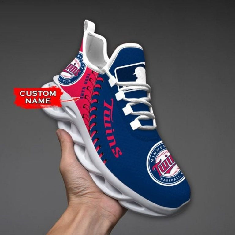 [FLASH SALE] NEW CUSTOMIZED MLB22 MTS MINNESOTA TWINS MAX SOUL SHOES