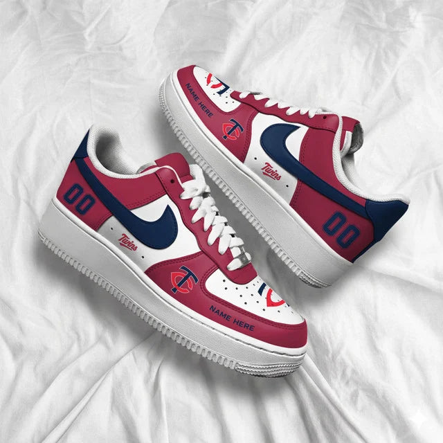 [FLASH SALE] NEW CUSTOMIZED MLB22 MTS MINNESOTA TWINS AF1 SHOES