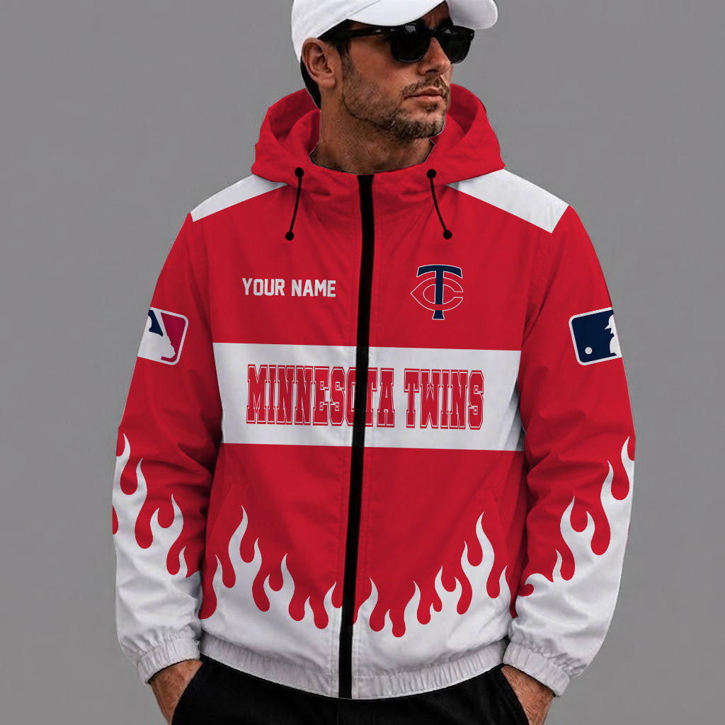 [FLASH SALE] NEW CUSTOMIZED MLB22 MTS MINNESOTA TWINS WINDBREAKER JACKET