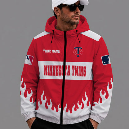 [FLASH SALE] NEW CUSTOMIZED MLB22 MTS MINNESOTA TWINS WINDBREAKER JACKET