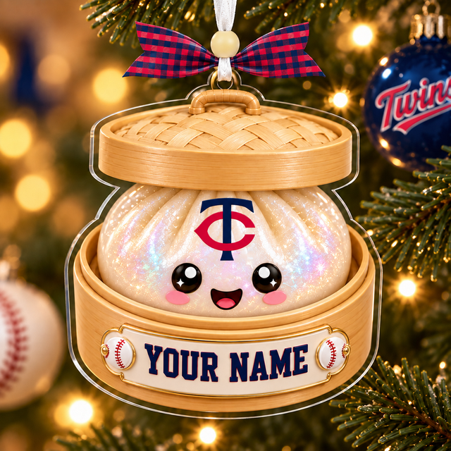 [FLASH SALE] NEW CUSTOMIZED MLB22 MTS MINNESOTA TWINS CHRISTMAS ACRYLIC ORNAMENT