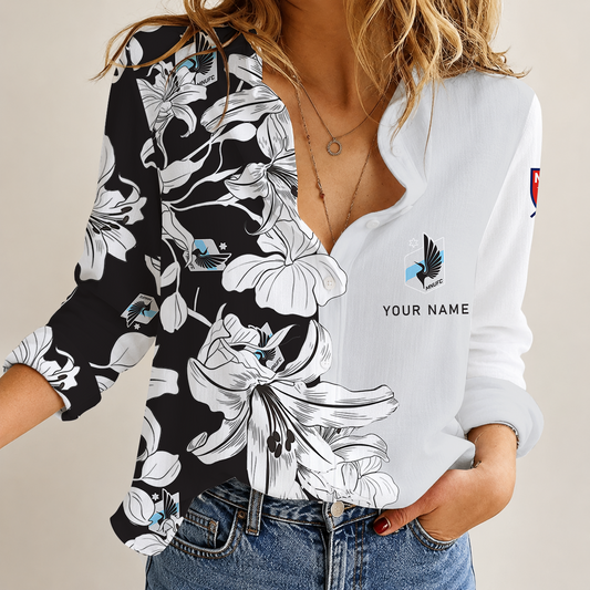 [FAN EXCLUSIVE] NEW CUSTOMIZED MLS22 MUF MINNESOTA UNITED FC WOMEN CASUAL SHIRT